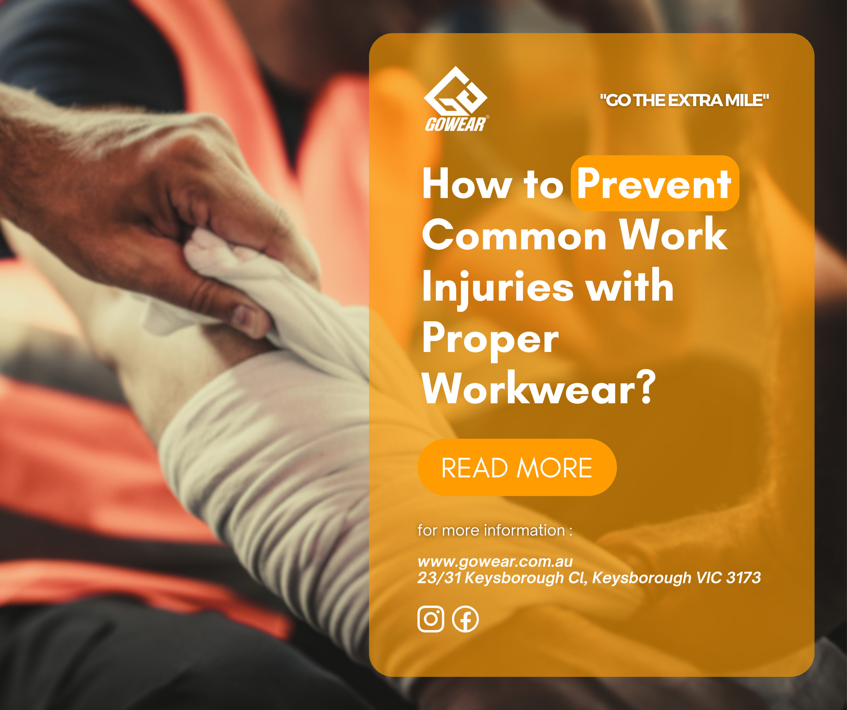 How to Prevent Common Work Injuries with Proper Workwear – GOWEAR