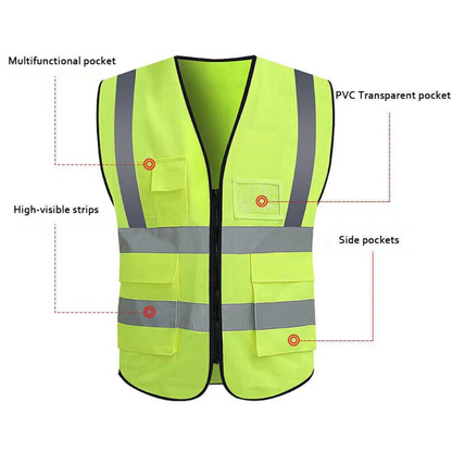 Hi Vis Safety Reflective Vest