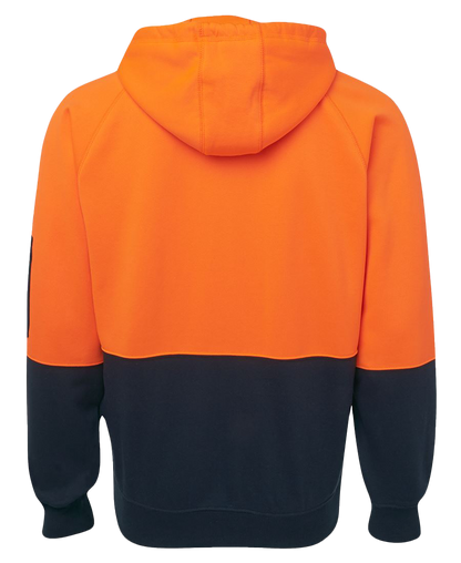 Hi Vis Full Zip Fleecy Hoodie