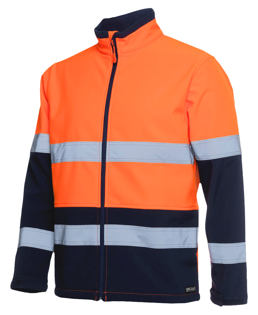 Hi Vis (D+N) W/Resist Three Layer Softshell Jacket