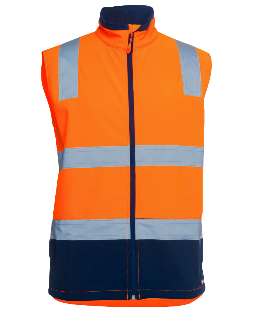 Hi Vis (D+N) W/Resist Three Layer Softshell Vest