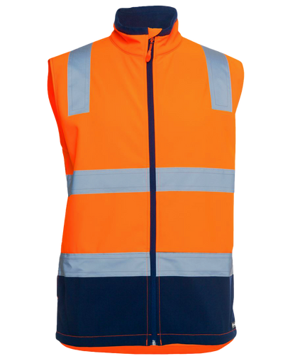 Hi Vis (D+N) W/Resist Three Layer Softshell Vest