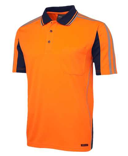 Hi Vis Short Sleeve Arm Tape Polo