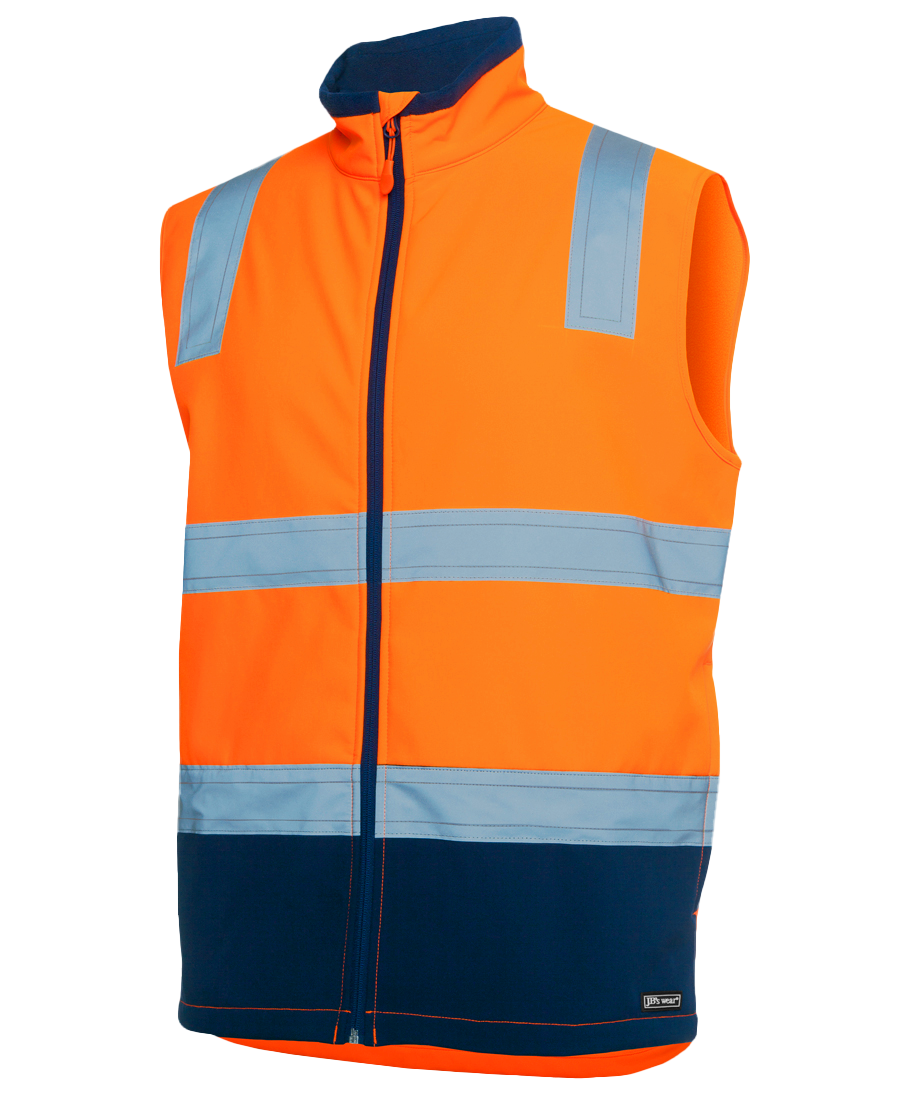 Hi Vis (D+N) W/Resist Three Layer Softshell Vest