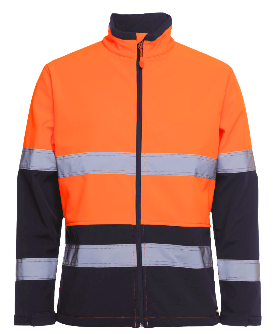 Hi Vis (D+N) W/Resist Three Layer Softshell Jacket