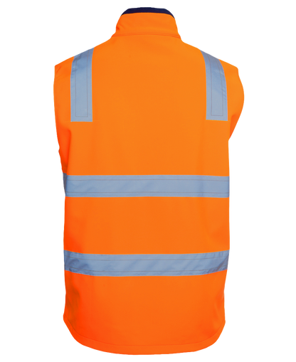 Hi Vis (D+N) W/Resist Three Layer Softshell Vest