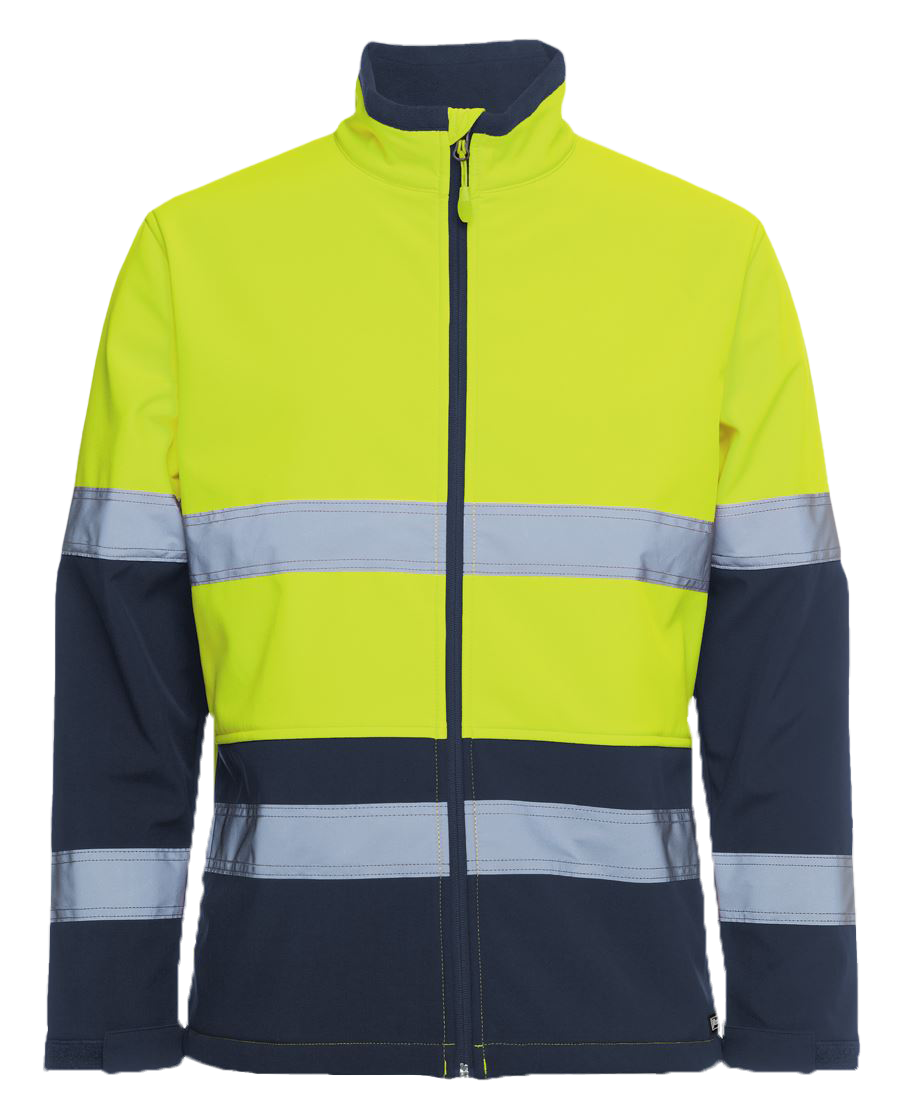 Hi Vis (D+N) W/Resist Three Layer Softshell Jacket