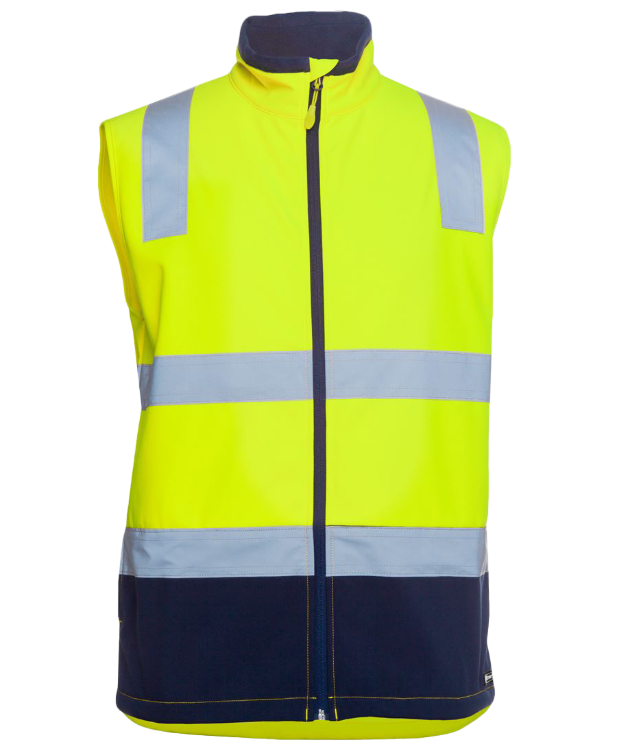 Hi Vis (D+N) W/Resist Three Layer Softshell Vest