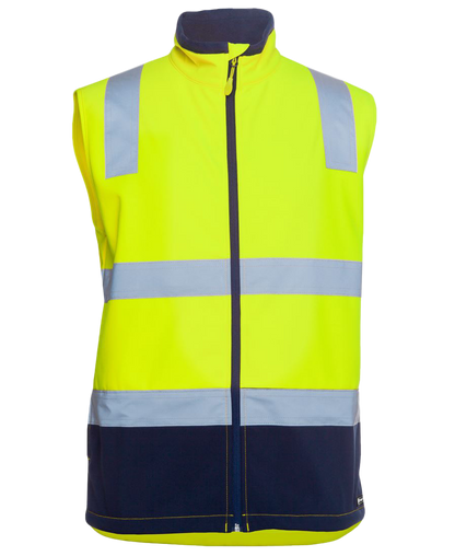 Hi Vis (D+N) W/Resist Three Layer Softshell Vest