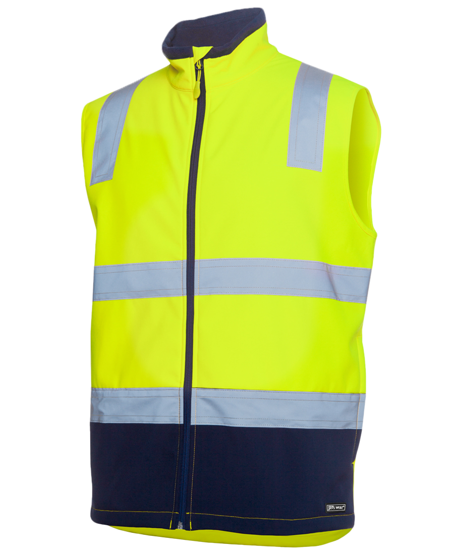 Hi Vis (D+N) W/Resist Three Layer Softshell Vest