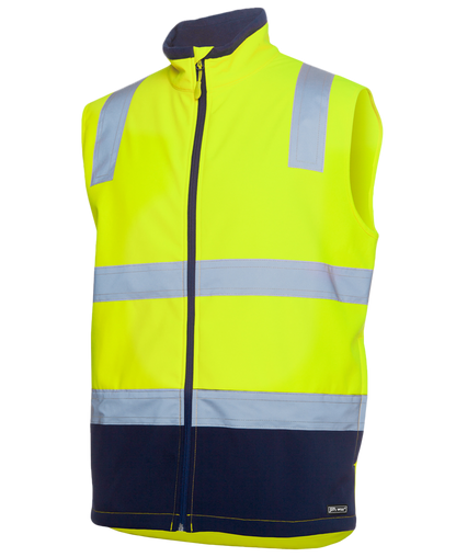 Hi Vis (D+N) W/Resist Three Layer Softshell Vest