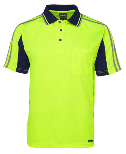 Hi Vis Short Sleeve Arm Tape Polo