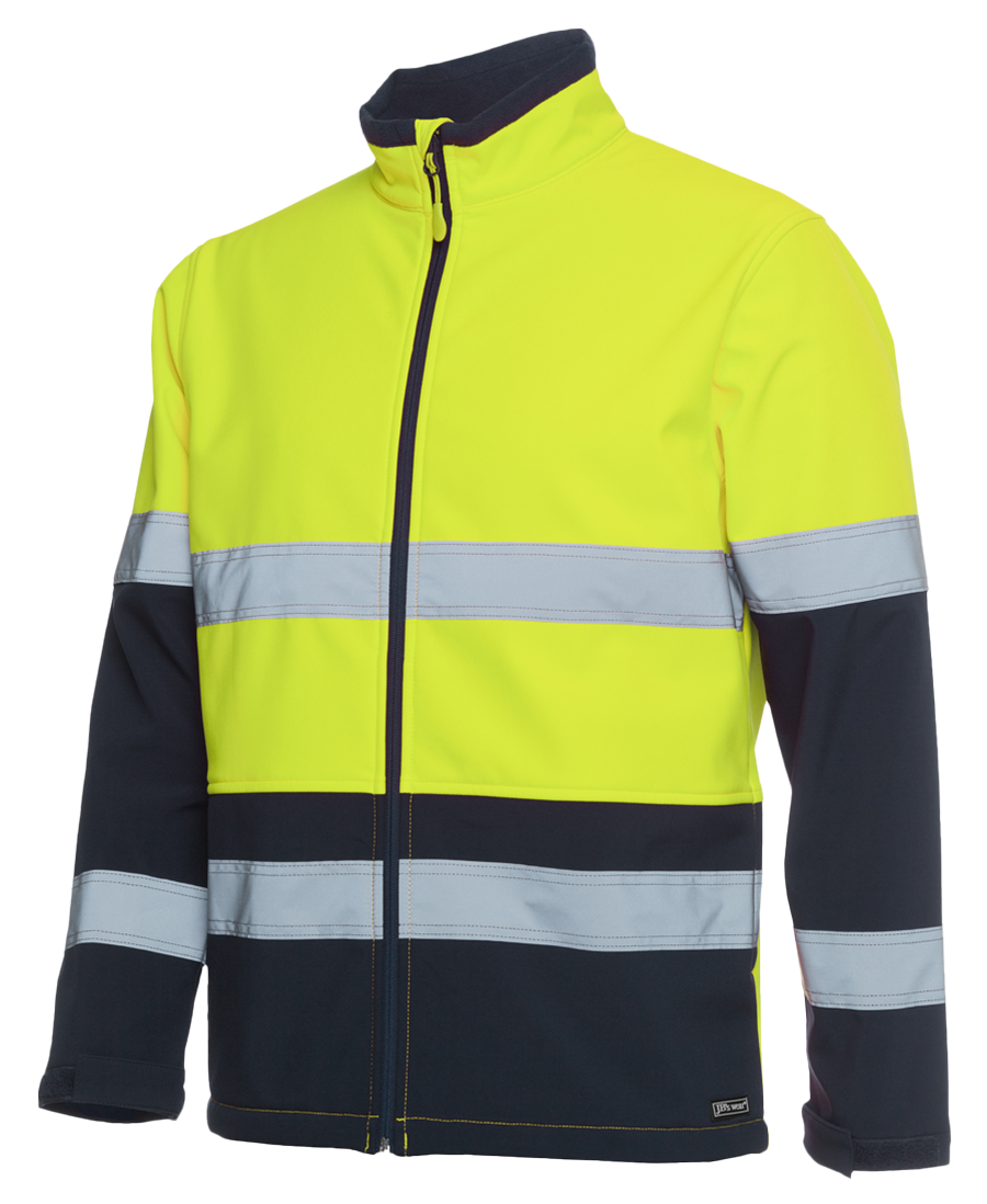 Hi Vis (D+N) W/Resist Three Layer Softshell Jacket