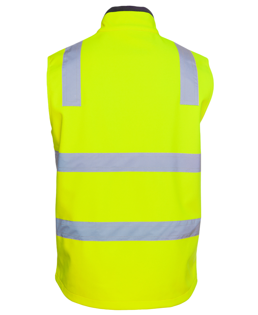 Hi Vis (D+N) W/Resist Three Layer Softshell Vest