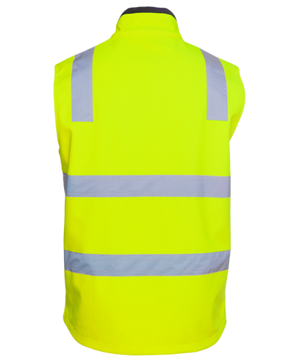 Hi Vis (D+N) W/Resist Three Layer Softshell Vest