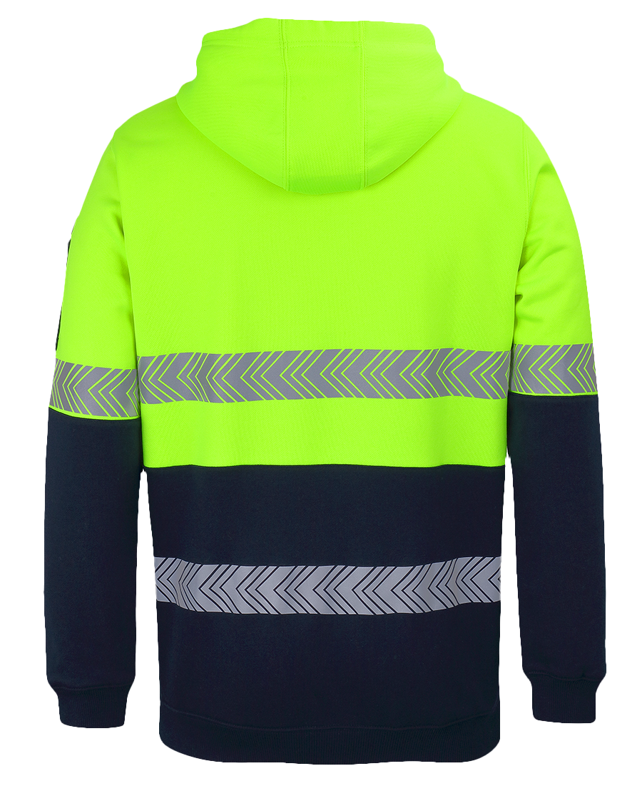 Hi Vis (D+N) 1/2 Zip Segmented Tape Hoodie