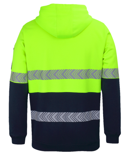 Hi Vis (D+N) 1/2 Zip Segmented Tape Hoodie