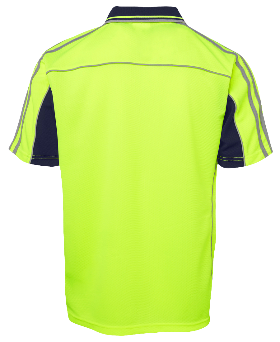 Hi Vis Short Sleeve Arm Tape Polo