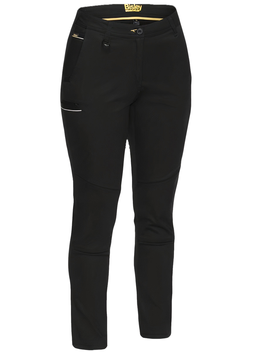Mid Rise Stretch Cotton Pants