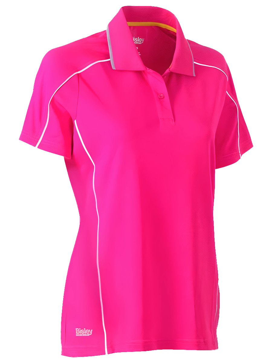 Cool Mesh Polo With Reflective Piping (Women)